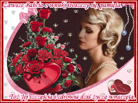 Wnuki życzą zdrowia, szczęścia babci